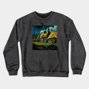Starry Night Over Godric's Hollow Crewneck Sweatshirt